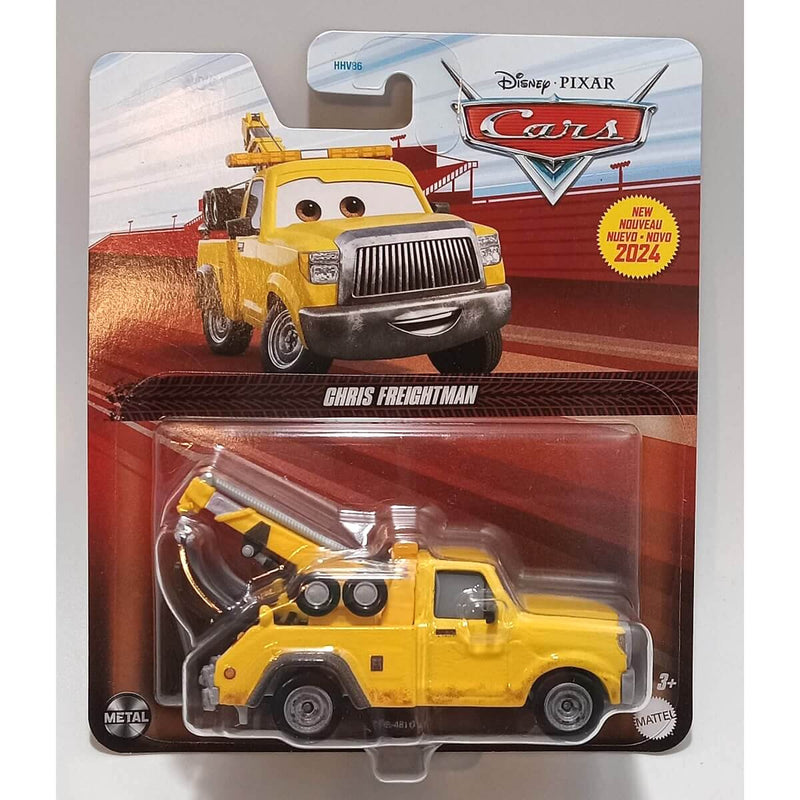 Pixar Cars Character Cars 2024 (Cars On the Road Series) 1:55 Scale Diecast Cars, Chris Freightman