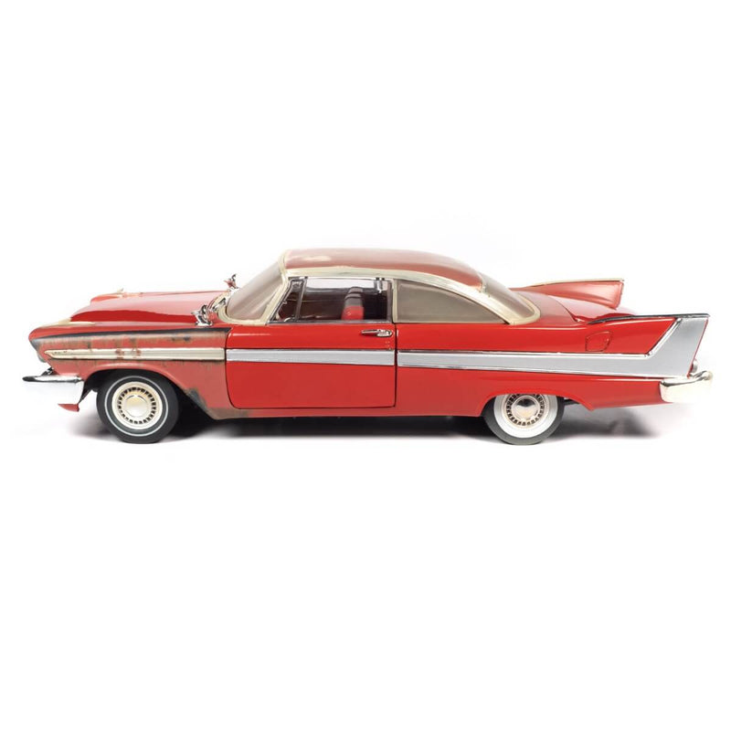 Christine + Plymouth Fury 2-Piece Collector's Bundle 1957 & 1958 1:18 Scale Diecast Cars, Christine left side