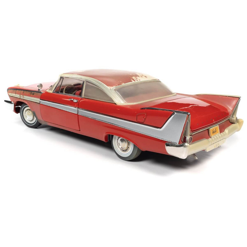 Christine + Plymouth Fury 2-Piece Collector's Bundle 1957 & 1958 1:18 Scale Diecast Cars, Christine back-left