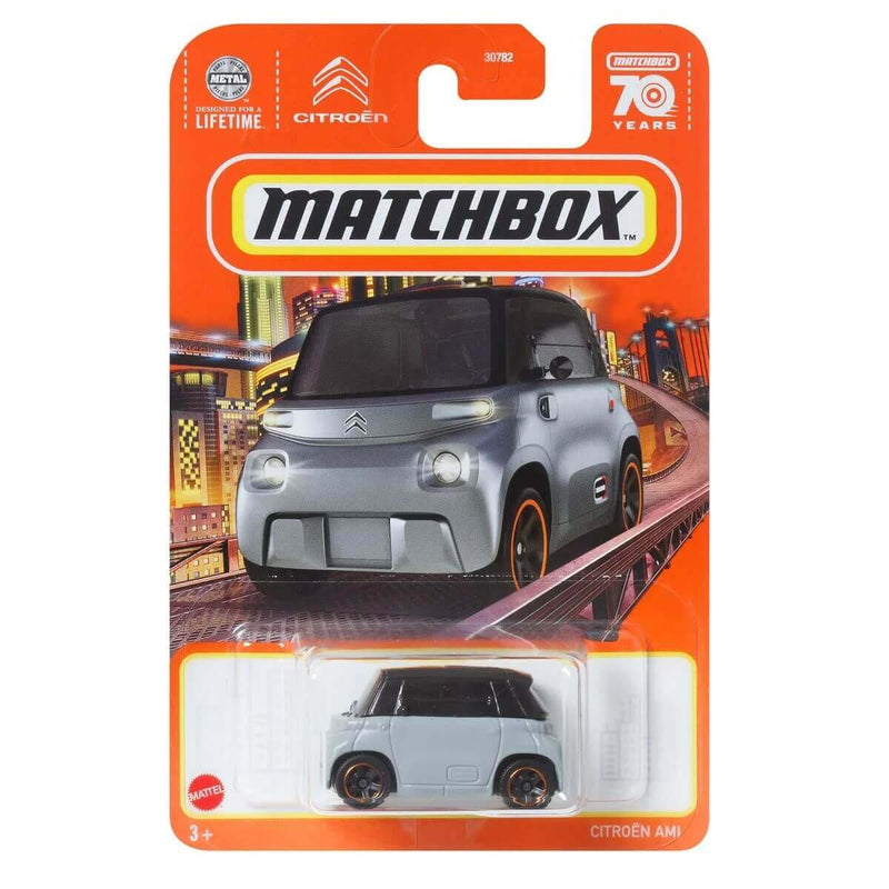 Matchbox 2023 Mainline Cars (Mix 2) 1:64 Scale Diecast Cars, Citroen Ami