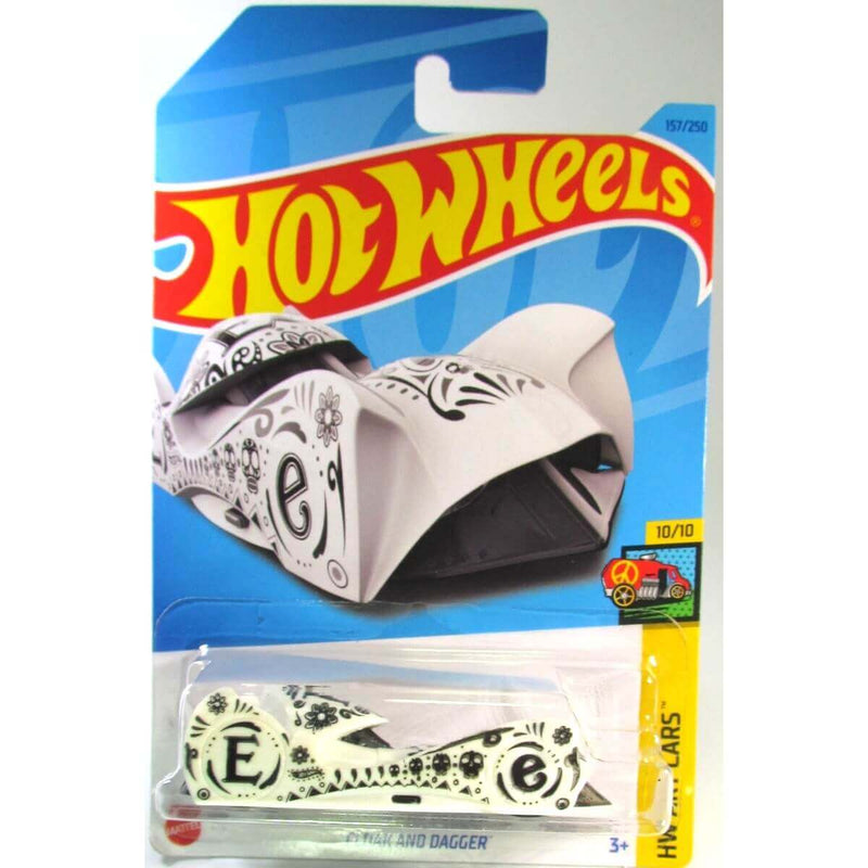 Hot Wheels 2023 Mainline HW Art Cars Series 1:64 Scale Diecast Cars (International Card), Cloak and Dagger 