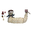 Krampus Der Clown Deluxe NECA 7 Inch Scale Action Figure, pictured with accessories