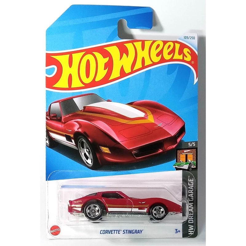 Hot Wheels 2024 Mainline HW Dream Garage Series 1:64 Scale Diecast Cars (International Card) Corvette Stingray