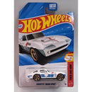 Hot Wheels Corvette Grand Sport toy car in packaging on a gray background