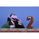 Sesame Street Ultimate Count 7-Inch Scale NECA Action Figure pictured next to the number 2