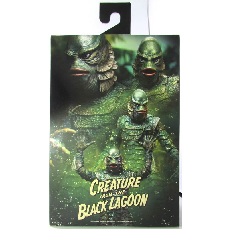 NECA Universal Monsters Ultimate Creature from the Black Lagoon (Color) 7-Inch Scale Action Figure, package back