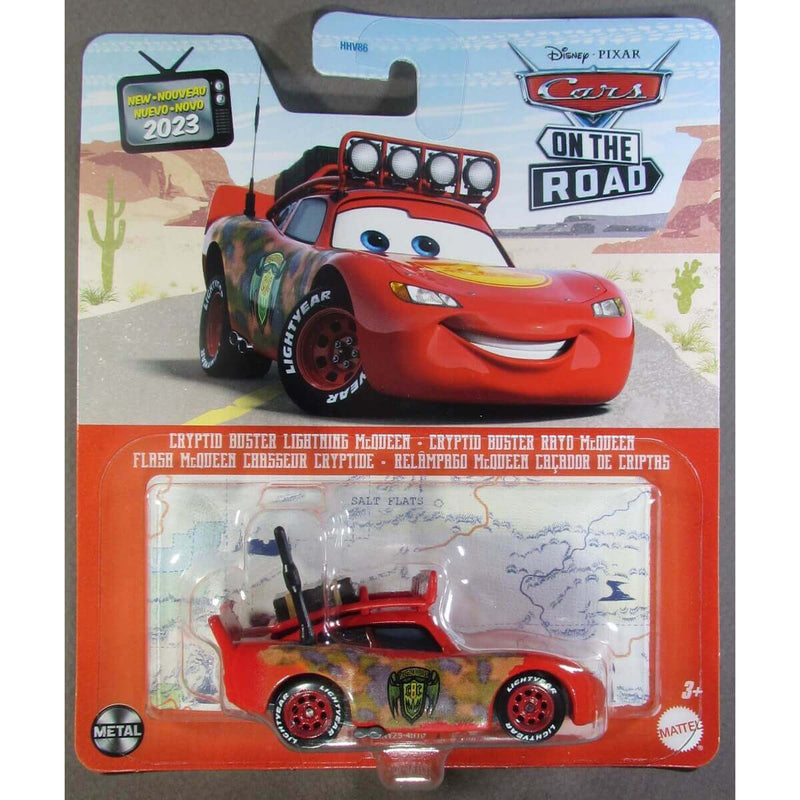 Disney Pixar Cars 2023 Character Cars (Mix 8), Cryptid Buster Lightning McQueen