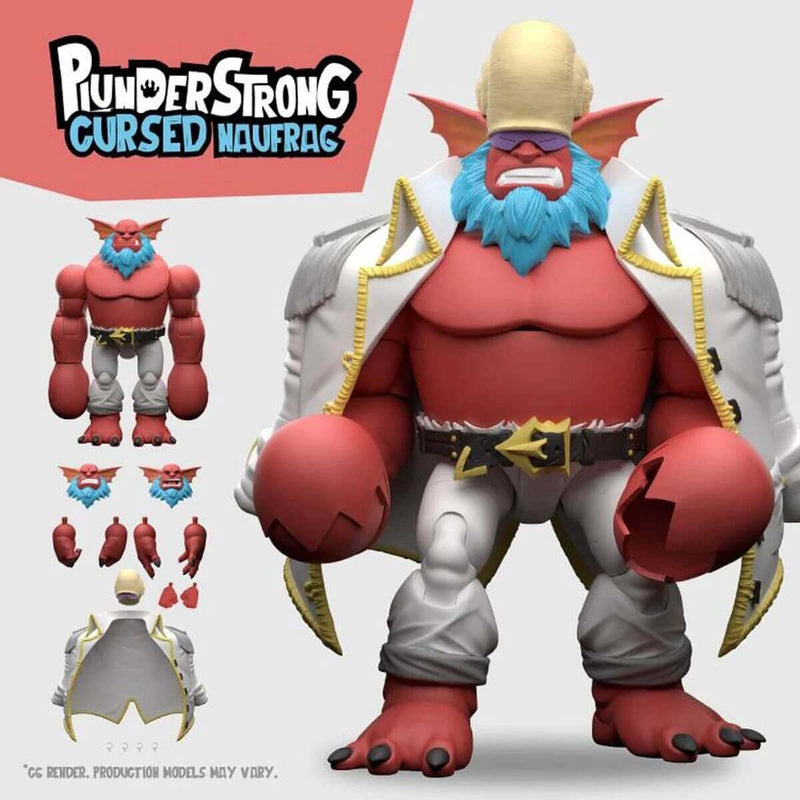 Lone Coconut - Plunderstrongs 1:12 Scale Action Figures, Cursed Naufrag with accessories