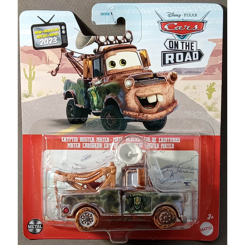 Disney Pixar Cars 2023 Character Cars (Mix 9) 1:55 Scale Diecast Vehicles, Cryptid Buster Mater