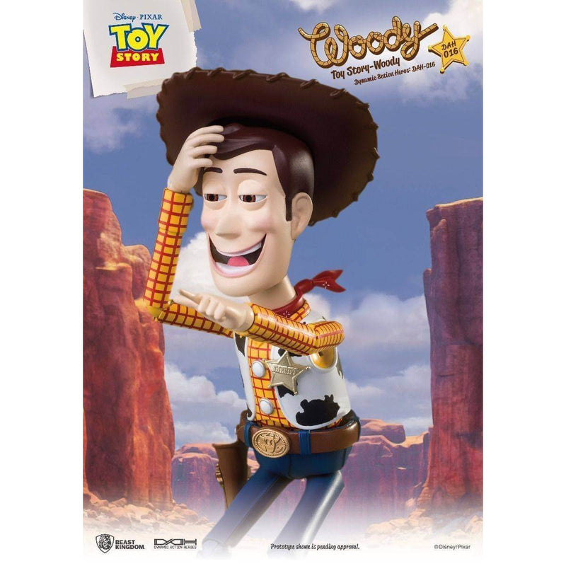 Woody Toy Story Dynamic 8ction Heroes 8" Action Figure, pointing and laughing