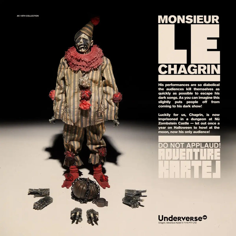 Monsieur Chagrin 1/6 Scale 12" Action Figure Adventure Kartel - Underverse