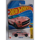 Hot Wheels toy car in packaging with pink car design