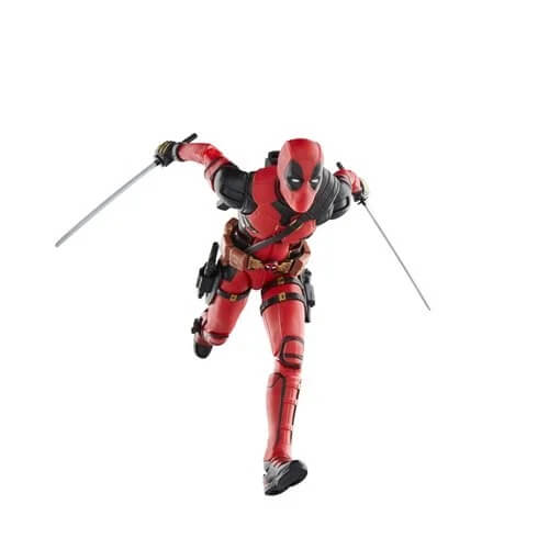 Deadpool & Wolverine Marvel Legends 6-Inch Action Figures, Deadpool unpackaged running with swords