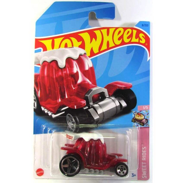 Hot Wheels 2023 Mainline Sweet Rides Series 1:64 Scale Diecast Cars (International Card), Dessert Drifter