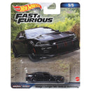 Hot Wheels Premium 2023 Fast and Furious Series (Mix 2) 1:64 Scale Diecast Cars, Dodge Charger SRT Hellcat Widebody