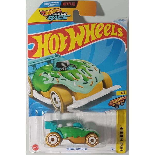 Hot Wheels 2024 Mainline Fast Foodie Series 1:64 Scale Diecast Cars (International Card) Donut Drifter