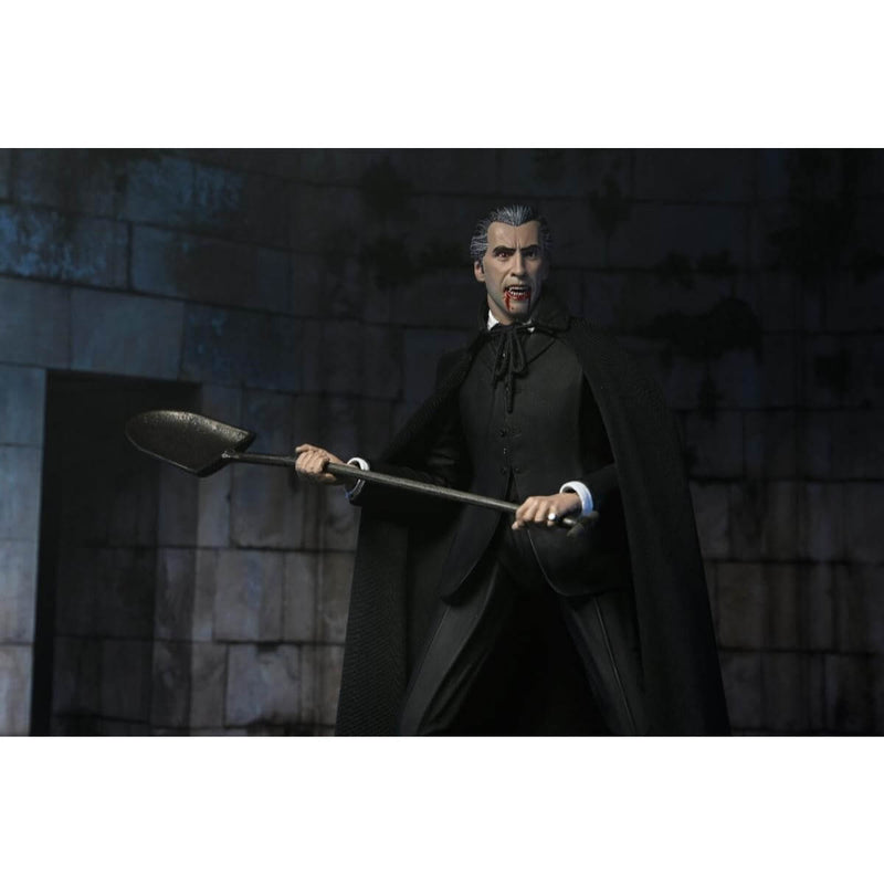 Ultimate Count Dracula - Hammer Films: Horror of Dracula (1958) 7" Scale Action Figure, unpackaged holding shovel