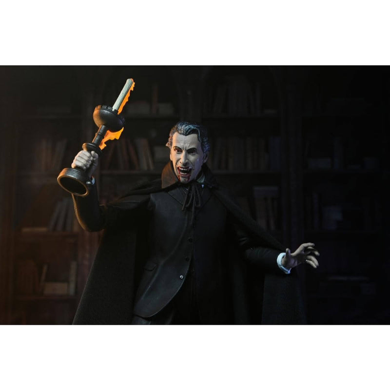 Ultimate Count Dracula - Hammer Films: Horror of Dracula (1958) 7" Scale Action Figure, unpackaged holding burning candlestick