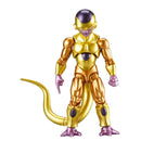 Gold and purple Golden Frieza action figure on a white background