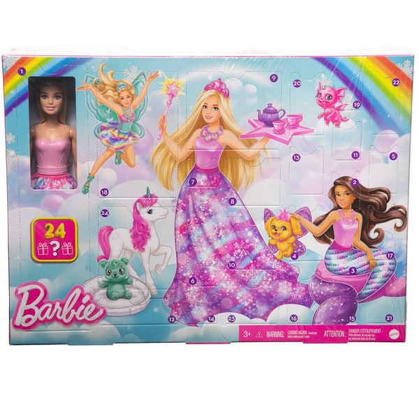 Barbie Dreamtopia Winter Fairytale Advent Calendar, front