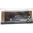 Model car packaging of a 1971 Stutz Blackhawk with Elvis Presley on the box.