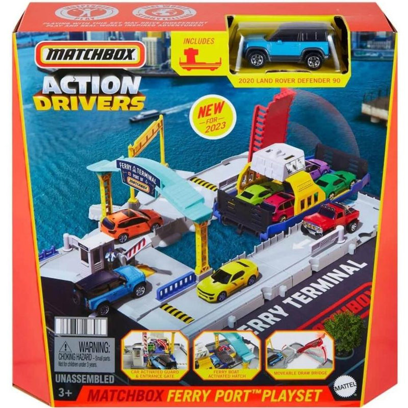 Matchbox Action Drivers Playsets with 1:64 Scale Diecast Car