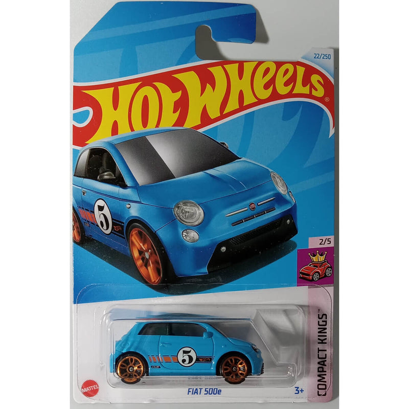 Hot Wheels 2024 Mainline Compact Kings Series 1:64 Scale Diecast Cars (International Card) Fiat 500e