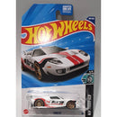 Hot Wheels Ford GT toy car in packaging with blue and red design