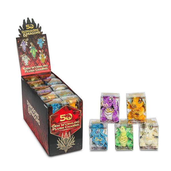 Wyrmlings Dungeons & Dragons 50th Anniversary Limited Edition Plush Charms, Full case