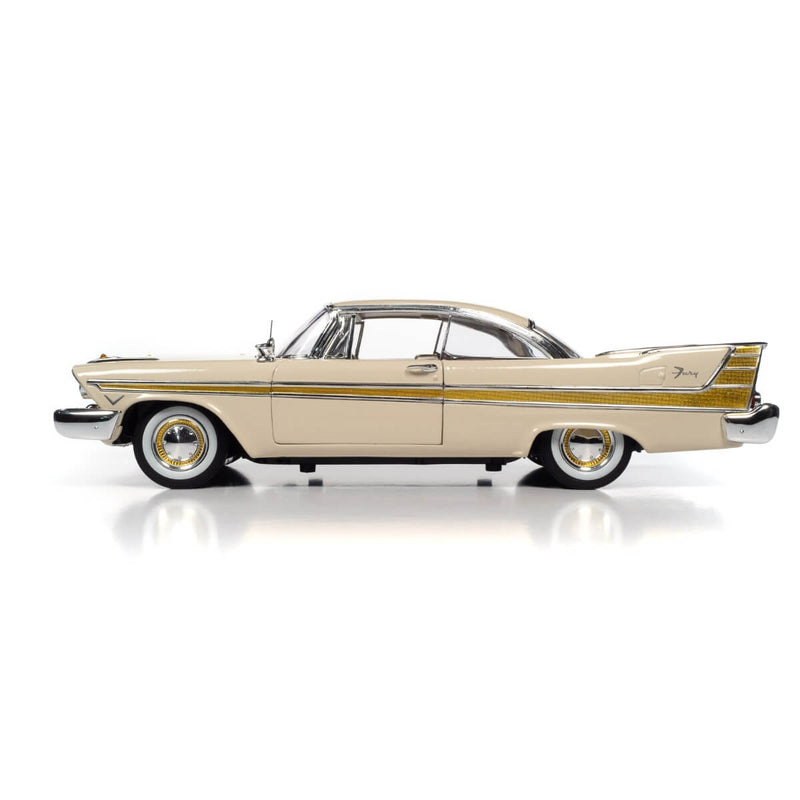 Christine + Plymouth Fury 2-Piece Collector's Bundle 1957 & 1958 1:18 Scale Diecast Cars, Fury, left side