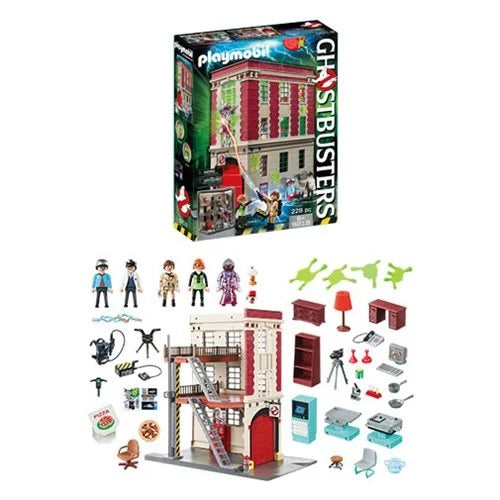 Ghostbusters Firehouse Playset Playmobil 9219