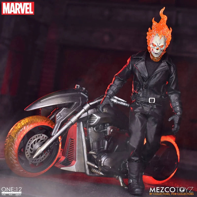 Mezco Toyz Ghost Rider and Hell Cycle One:12 Collective Action Figure Set