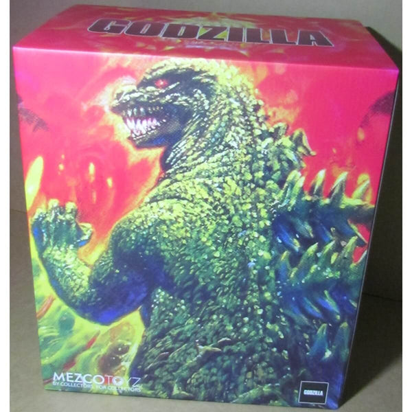 Ultimate Godzilla with Light and Sound 18" Mezco Toyz Mega-Scale Figure, Packaging front