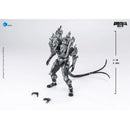 Action figure of a Godzilla-like creature on a white background with Hiya branding.