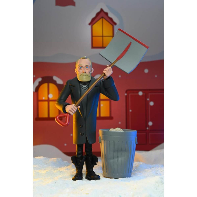 Home Alone NECA Toony Classics Figures, Old Man holding snow shovel