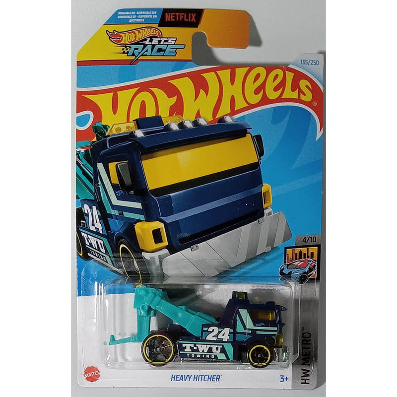 Hot Wheels 2024 Mainline HW Metro Series 1:64 Scale Diecast Cars (International Card) Heavy Hitcher