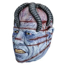 Horror-themed mask with detailed design on a white background