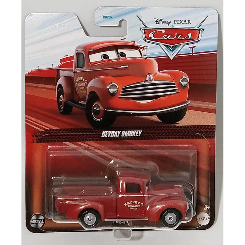 Pixar Cars Character Cars 2024 (Cars 3 Movie) 1:55 Scale Diecast Cars Heyday Smokey