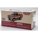 Box packaging of a 'Stranger Things' Hopper's Chevrolet Blazer model toy