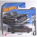 Hot Wheels '55 Chevy toy car in packaging with Hot Wheels logo