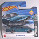 Hot Wheels '66 Buick Riviera toy car in packaging with Hot Wheels logo.