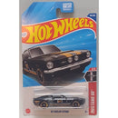 Hot Wheels '67 Shelby GT500 toy car in packaging with blue and red accents.