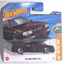 Hot Wheels '94 Audi Avant RS2 toy car in packaging with Audi logo