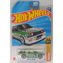 Hot Wheels BMW M3 Wagon toy car in packaging with blue and yellow accents
