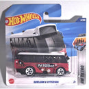 Hot Wheels Kowloon D Hypervan toy car in packaging with Hot Wheels logo.