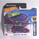 Hot Wheels Monster High Ghoul Mobile toy car in packaging on a gray background