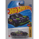 Hot Wheels Peak Pursuit toy car in packaging on a gray background