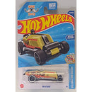 Hot Wheels mo-stash toy car in packaging with blue and red design