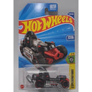 Hot Wheels toy car in packaging with blue and red design