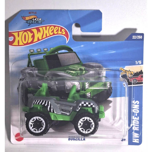 Hot Wheels toy car Bogzilla in packaging with blue and red design